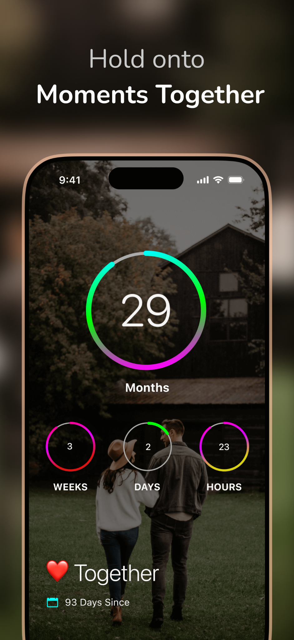 Hold onto moments together